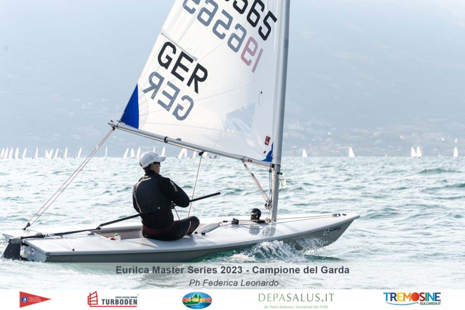 Eva Deichmann bei der Eurilca Master Serie 2023 auf dem Gardasee.    Bild: Federica Leonardo