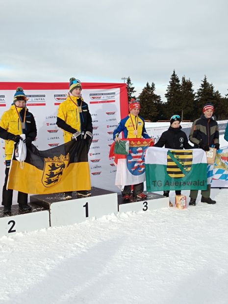 3. Platz für Lasse Kollmann (SC Willingen) im Biathlon    Bild: Mario Rummel