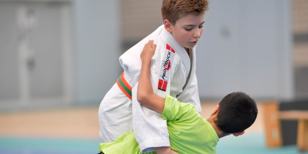 Ab auf die Matte: Bei der TSG Nordwest wurde Judo angeboten.    Bild: Kai Peters