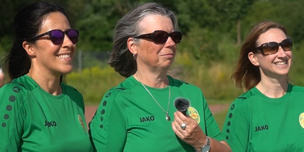 Semiha Fischer, Julia Bewig und Liane Höhner aus dem Vorstandsteam des TV Preungesheim standen uns bei "6 Fragen an" Rede und Antwort.    Bild: Sportkreis Frankfurt e.V.