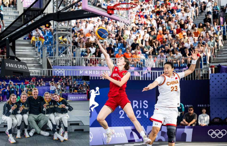 3x3 Olympiasiegerin Elisa Mevius trainierte von 2019-2022 am hessischen Leistungsstützpunkt in Grünberg    Bild: FIBA/Getty Images