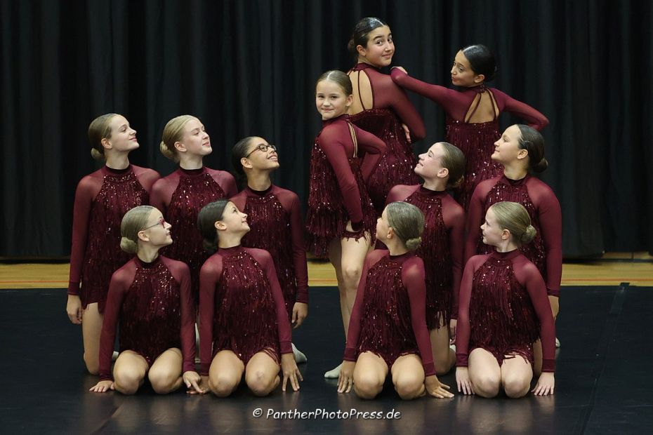 Den Turniersieg bei den Kinder Jazz Formationen knapp verpasst, aber die WM-Teilnahme gesichert: Bellissimi vom TSV Non Stop Griesheim    Bild: Robert Panther