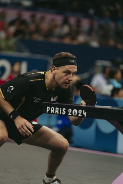 Timo Boll beendete bei Olympia in Paris seine internationale Karriere.
    Bild: Team Deutschland/Max Galys