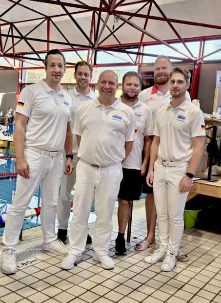 Ingo Zacharias, Marco Zimmermann, René Zimmerling, Julian Martin, Tobias Rohrbach und Dominik Plamper sorgten für einen reibungslosen Ablauf    Foto: Stefan Sonnenschein