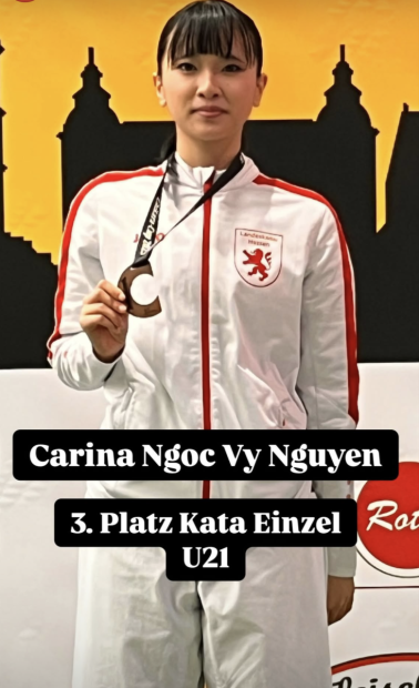 Bronze für Carina Ngoc Ny Nguyen    Bild: Sophie Wachter und Christian Bonsiep für den HFK