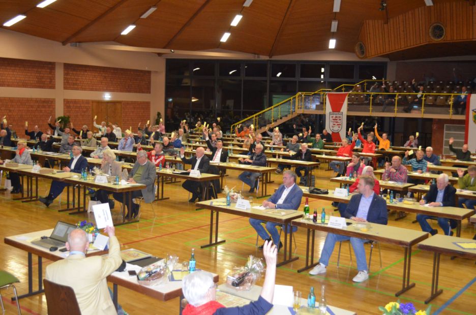 Sportkreistag in 2022 in der Mehrzweckhalle Frommershausen    Bild: Sabine Stiehl