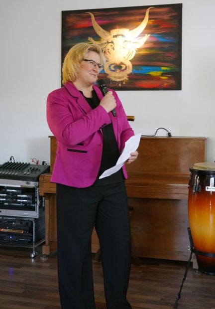 Laudatio durch lsb h-Präsidentin Juliane Kuhlmann.    Bild: Ralf Wächter