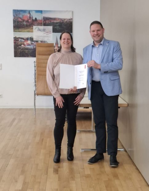 TV 09 e.V. Burghaun - Ehrung für Frau Nicole Burkardt    Bild: Scheibelhut, Andreas