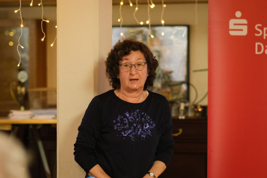 Jutta Nungesser vom Sportabzeichenteam des Sportkreises    Bild: Ellen Lewis