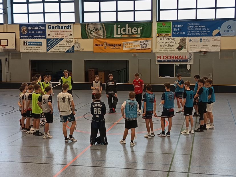 U15-Westauswahltraining am 27.04.2025 in Butzbach    Bild: Karsten Kever