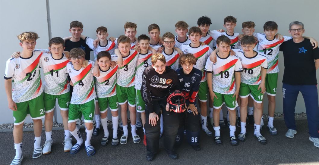 U15-Westauswahl Floorball bei der U15-Trophy in Dessau    Bild: Karsten Kever