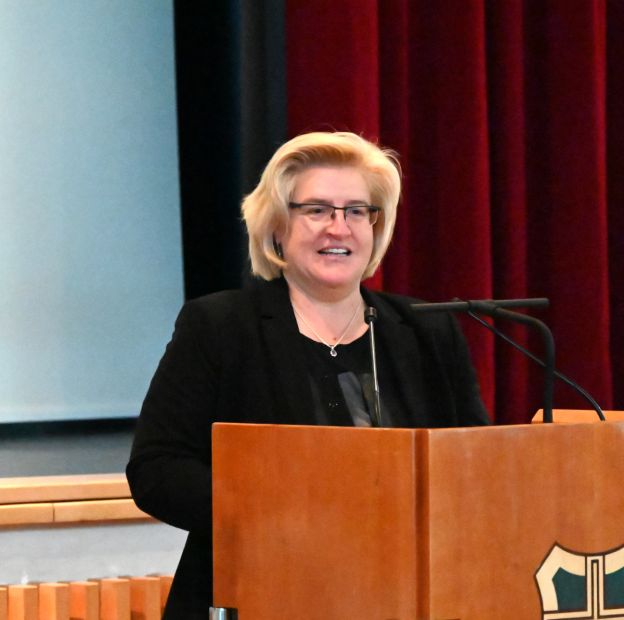Grußwort von Juliane Kuhlmann - Präsidentin des Landessportbundes Hessen    Bild: Andreas Piaskowski
