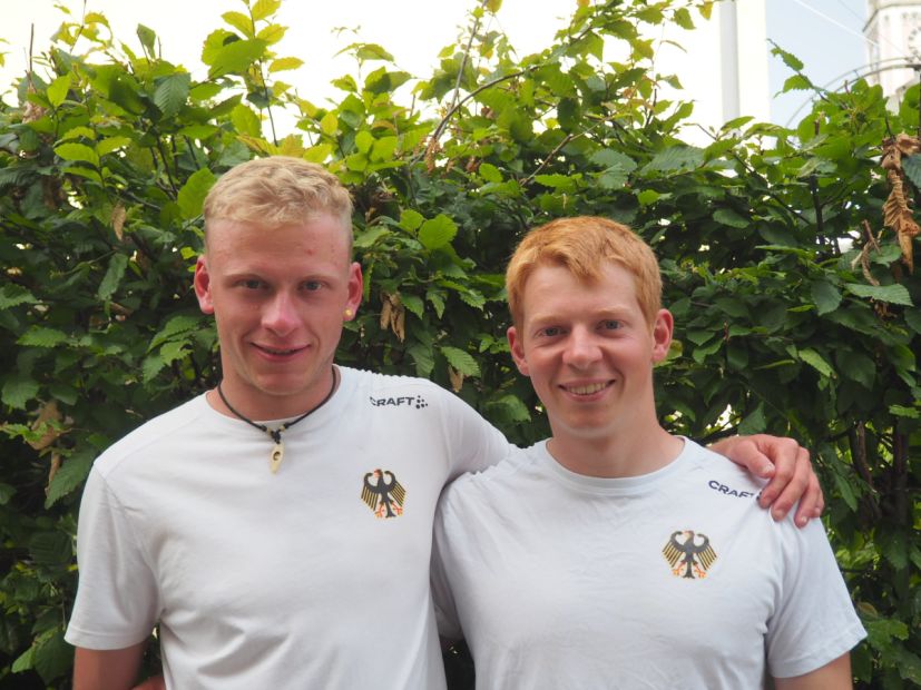 Sebastian Nelle (links) und Philipp Josef (rechts).    Bild: Holger Lenz