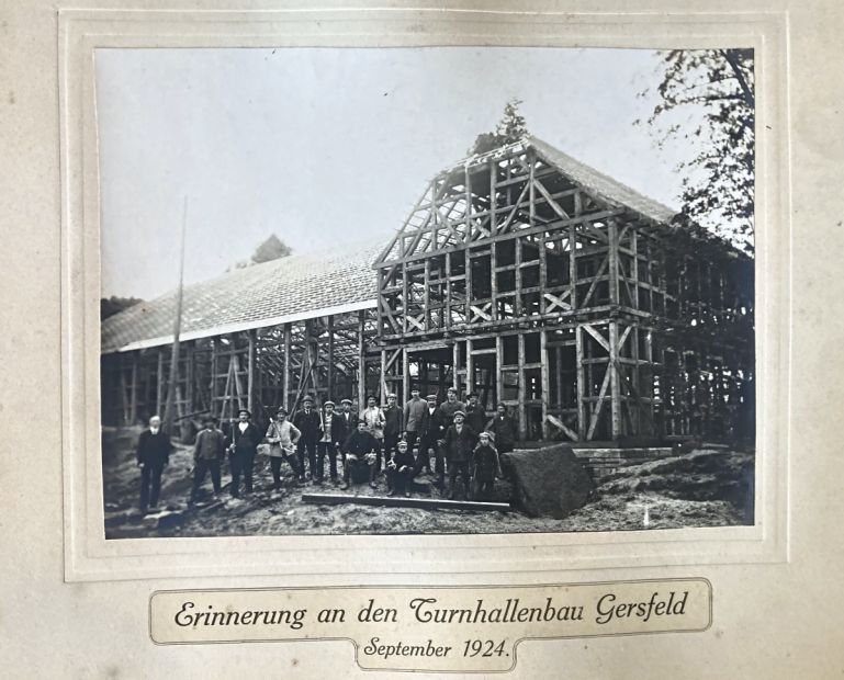 Richtfest Turnhalle Gersfeld    Bild: Sandra Limpert
