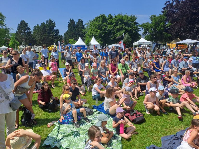 oben Das Programm des Sportkreises Wetterau entwickelte sich zum Publikumsmagneten. Foto: Ralf Wächter