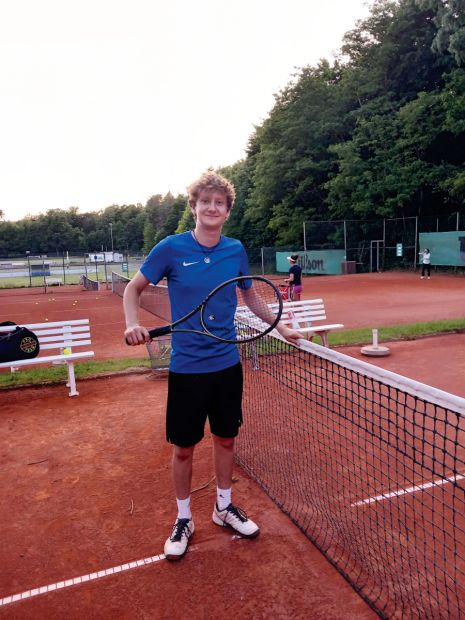 Luca Schaller spielt seit seinem achten Lebensjahr beim TC Traisa, der den 20-Jährigen als Identifikationsfigur für die vielen Kinder und Jugendlichen im Verein aufbauen möchte.Foto: Seehuber