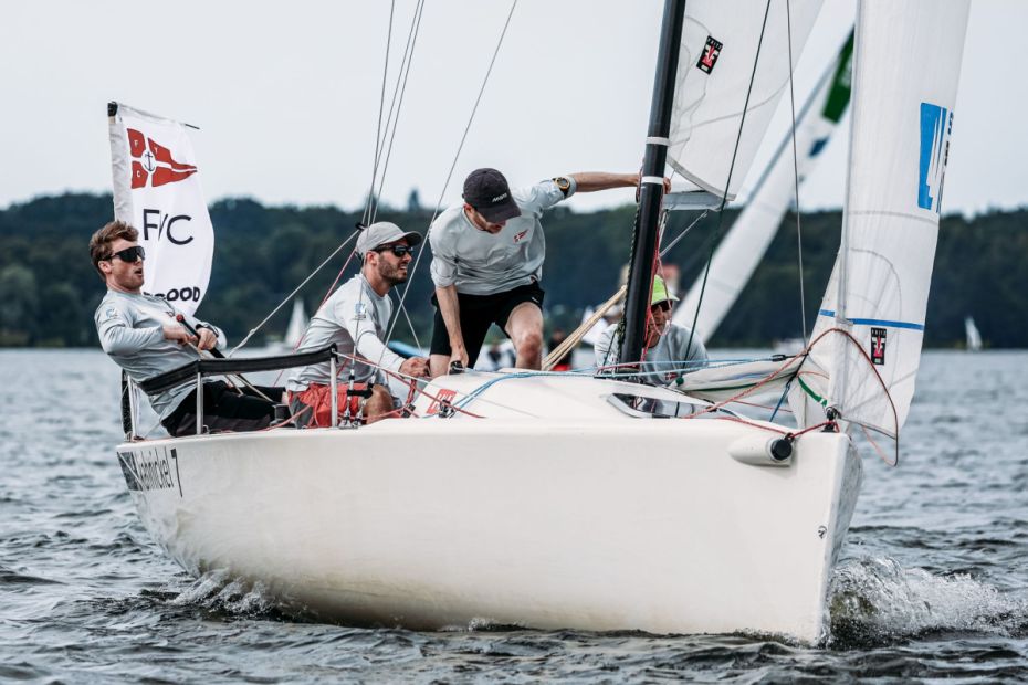 Das Team vom FYC in Action     Foto: Segel Bundes Liga, Berlin © DSBL /Sailing Energy