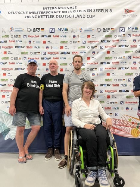 vlnr Matthias Sator, Uwe Gruhn, Benedikt und Laura Weise    Bild: Jutta Reimers-Gruhn ORV-S