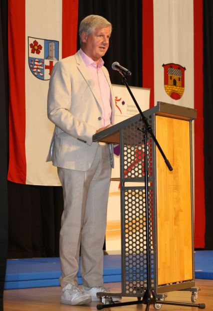 Bürgermeister Helmut Glanzner, Einhausen    Bild: Sportkreis Bergstraße