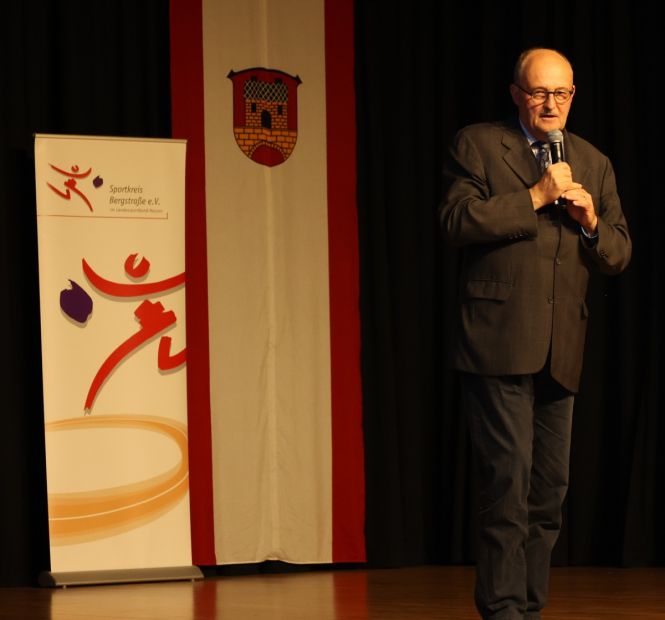 Staatsminister für Bund-Länder-Zusammenarbeit Dr. Michael Meister    Bild: Sportkreis Bergstraße