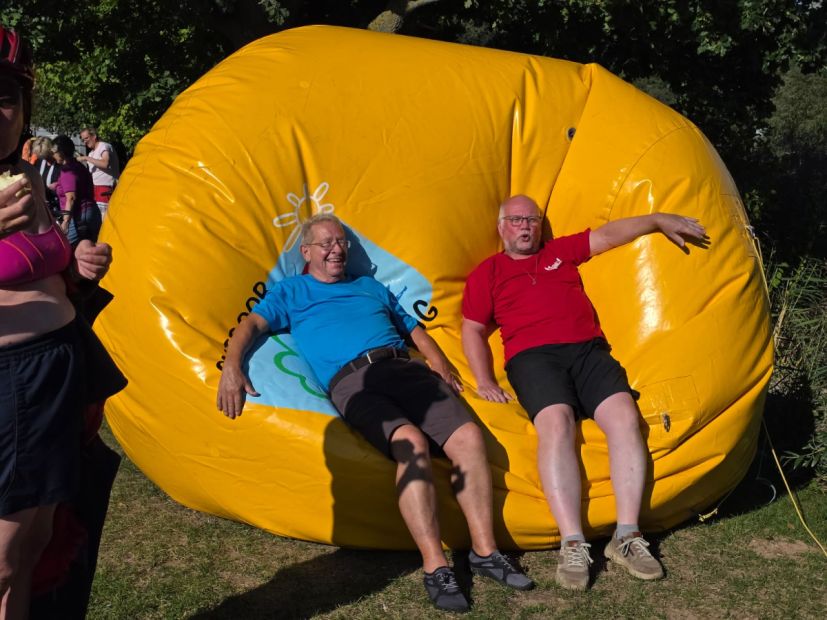 Zufrieden und glücklich nach einem gelungenen Event    Bild: Axel Dietrich