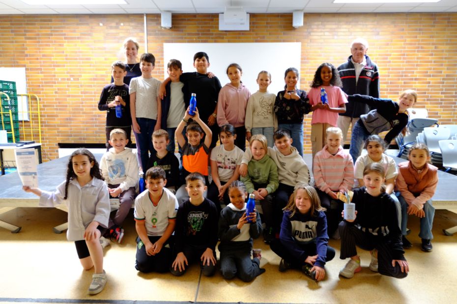Siegerklasse der Grundschule Königstädten    Bild: Sportkreis GG
