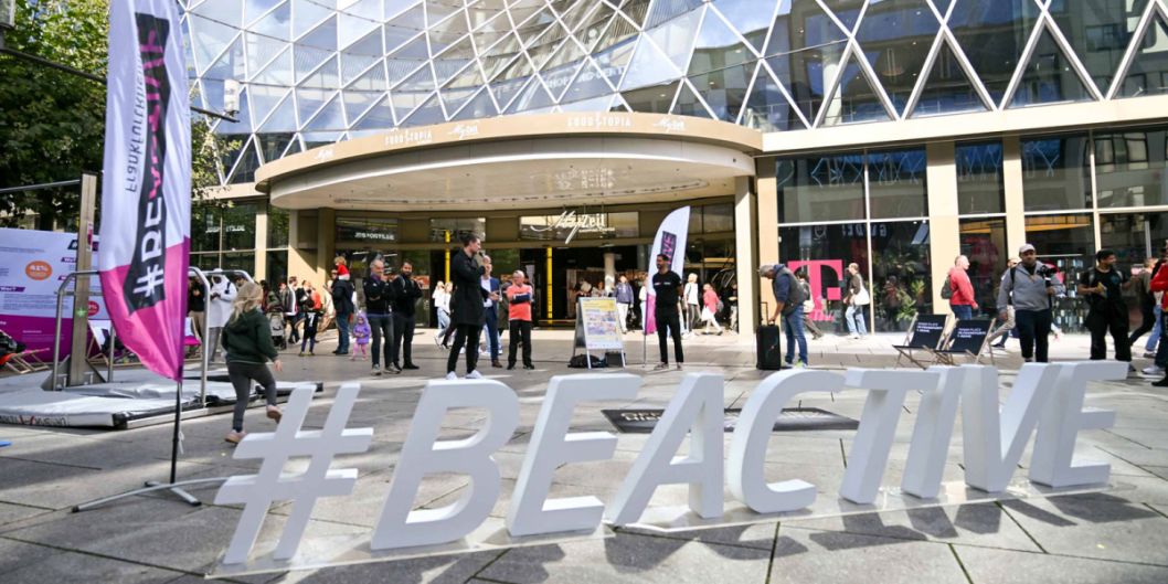 Let's #BEACTIVE!    Bild: Kai Peters