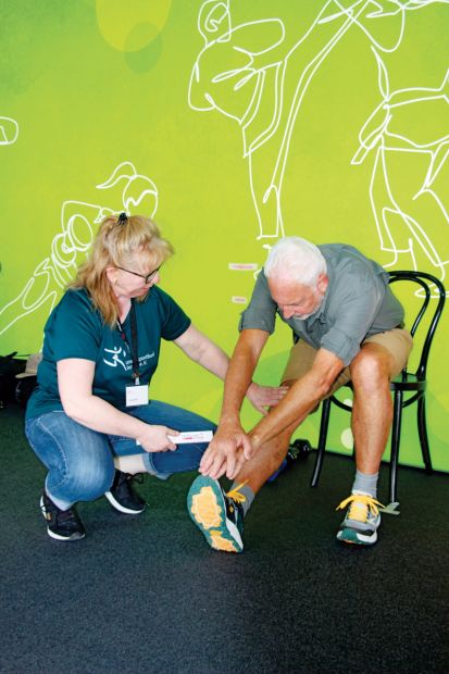 Alltags-Fitness-Test
auf dem Hessentag.
    Bild: lsb h/lsb h