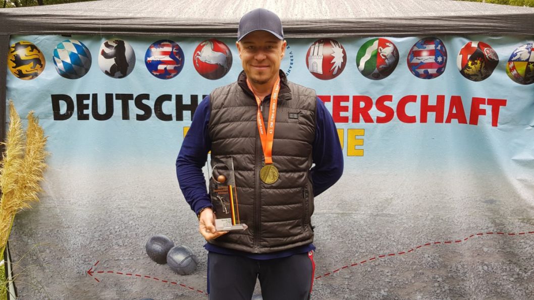 3. der deutschen Meisterschaft und Vizemeister im Präzionsschießen, Sascha Löh aus Viernheim