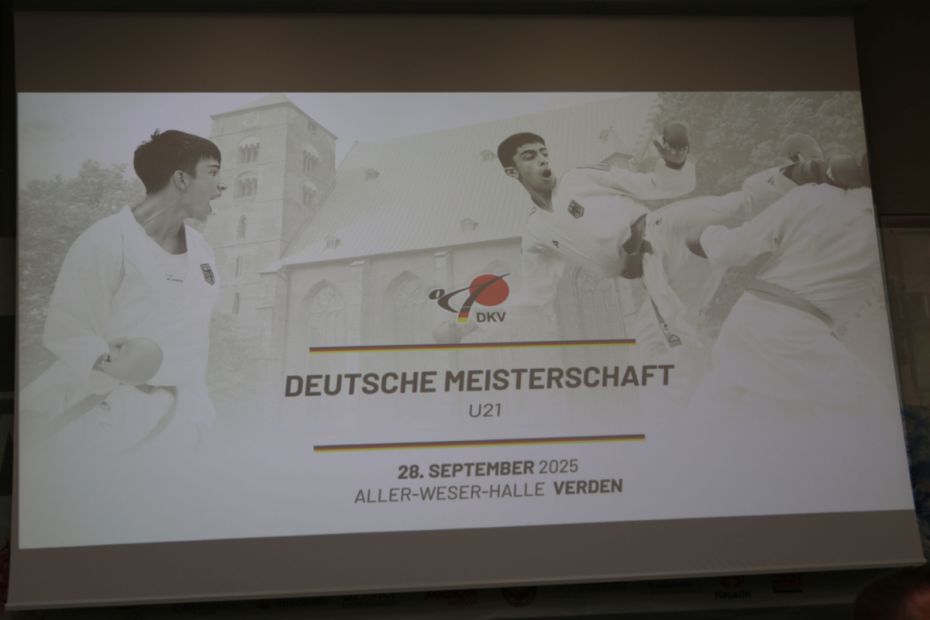 Deutsche Karate Meisterschaft U-21 in Verden 2025    Bild: Deutscher Karate Verband (DKV)
