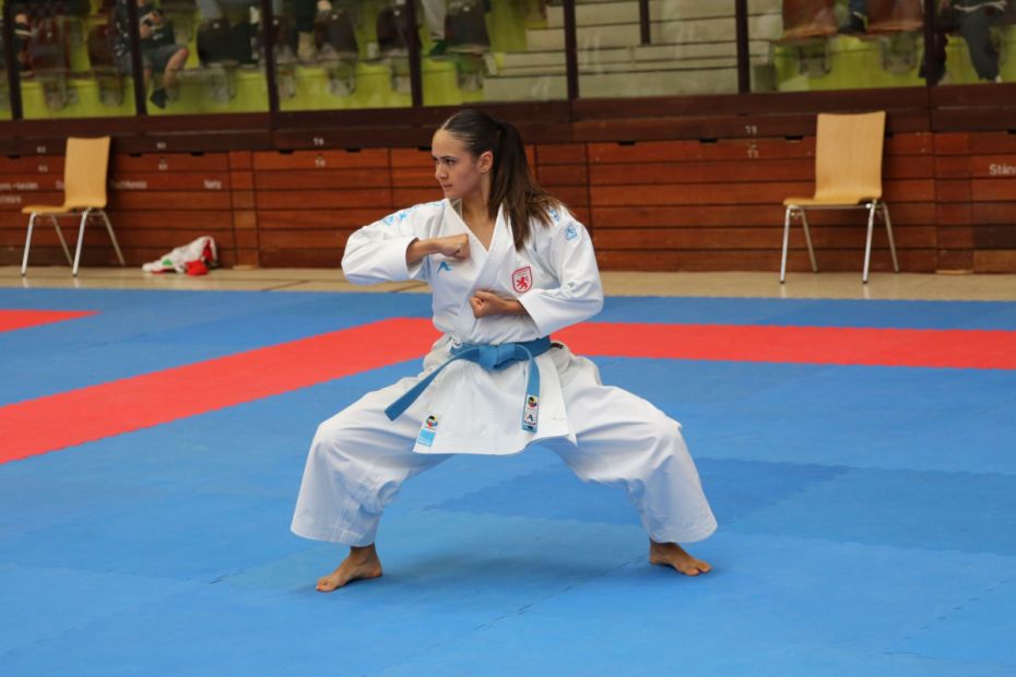 Patricia Hebbel, Bronze, Kumite Einzel Damen    Bild: Martina Bier für den HFK