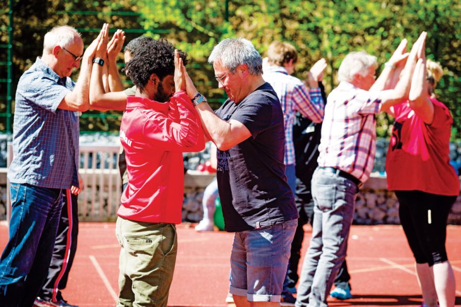 Internationale Fachkräfte können im Sport Anschluss finden.Foto: Katrina Friese