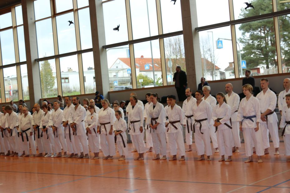 Aufstellung zur offiziellen Begrüßung     Bild: Martina Bier für den HFK