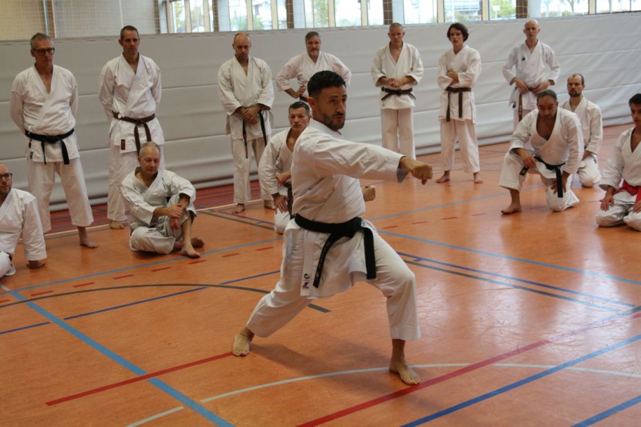 Kata Oberstufe mit Emanuele Bisceglie    Bild: Martina Bier für den HFK