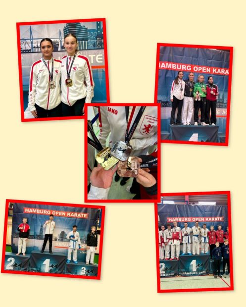 Fünf Podestplätze für Hessen Karatekas Bild: Verschiedene für den HFK