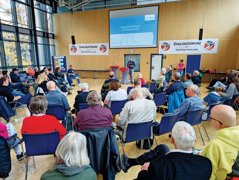 Das Dialogforum Sportentwicklung war eine gelungene Mischung zwischen Impulsen, Beiträgen und Austausch. Fotos: lsb h/Alina Knieriemen
