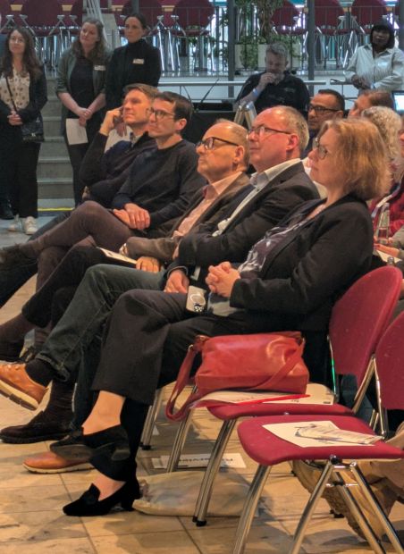 v. r.: Staatssekretärin Katrin Hechler, Fachbereichsleiter Jürgen Stock und Bürgermeister Dag Wehner - sie begrüßten die Gäste und Aussteller    Bild: Harald Piaskowski