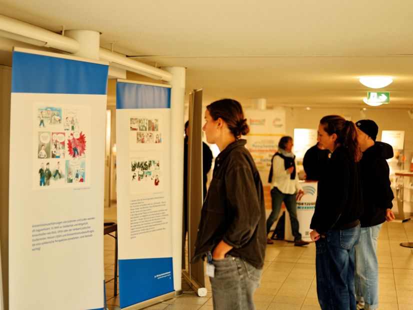 Alltäglicher Antisemitismus in Hessen war Thema der Ausstellung. Foto: lsb h