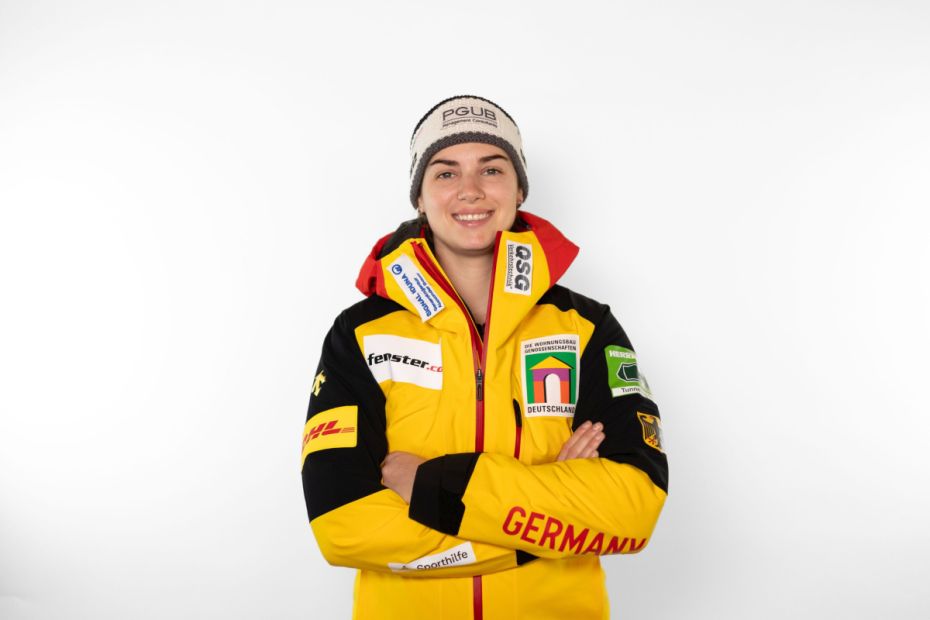 Kim Kalicki: Nach Peking 2022 werden es f&uuml;r die 28 Jahre alte Bobpilotin aus Wiesbaden (Foto: Arvid Kaffke) die zweiten Olympischen Winterspiele sein.
    Bild: Arvid Kaffke