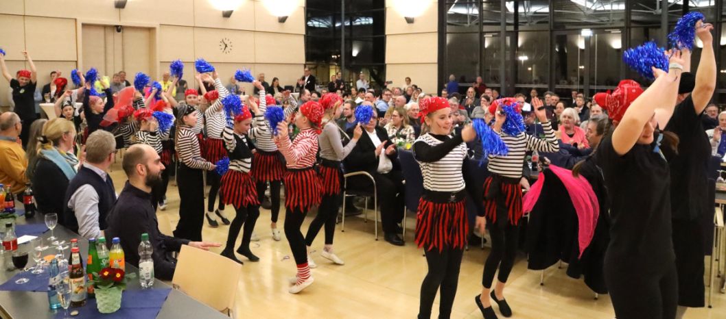 Stimmung beim Neujahrsempfang Bild: Werner Wabnitz