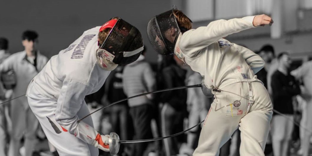 Im Rahmen des Begleitprogramms kann im MyZeil mit dem Frankfurter Turnverein 1860 gefochten werden. Bild: Nadine Giannolo