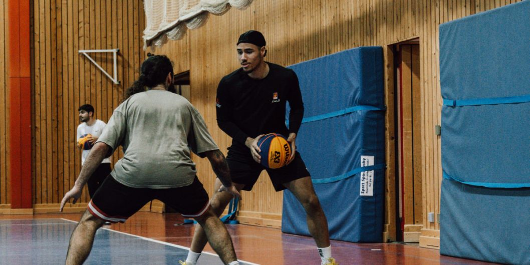 ... Basketball beim Open Gym ... Bild: Eduard Zimmer