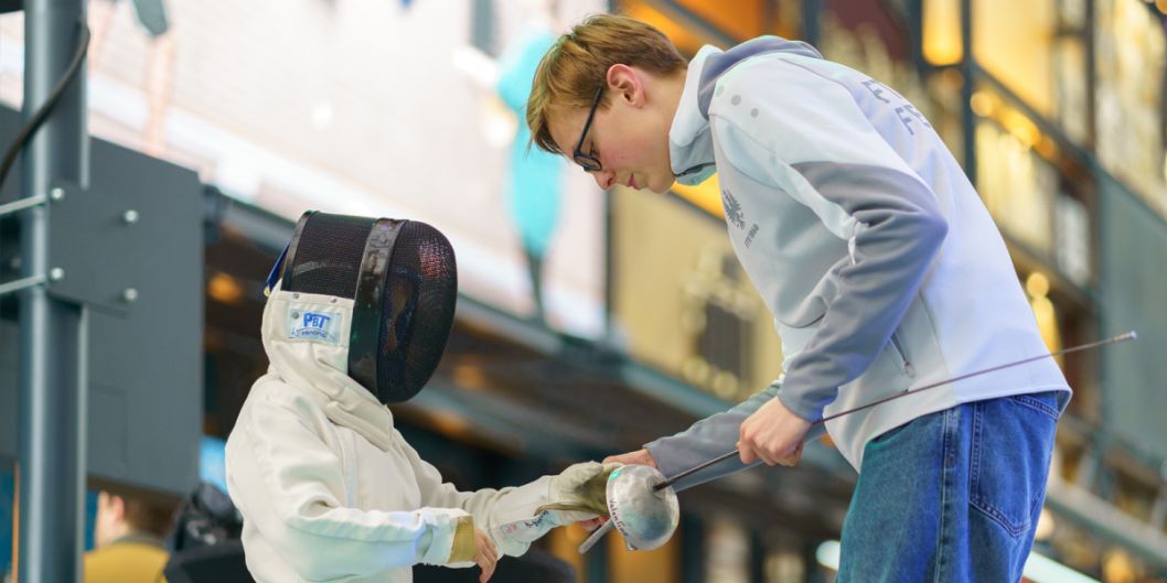 Mit dabei waren auch die Kleinsten der Fechttalente.    Bild: Valerio Giannolo