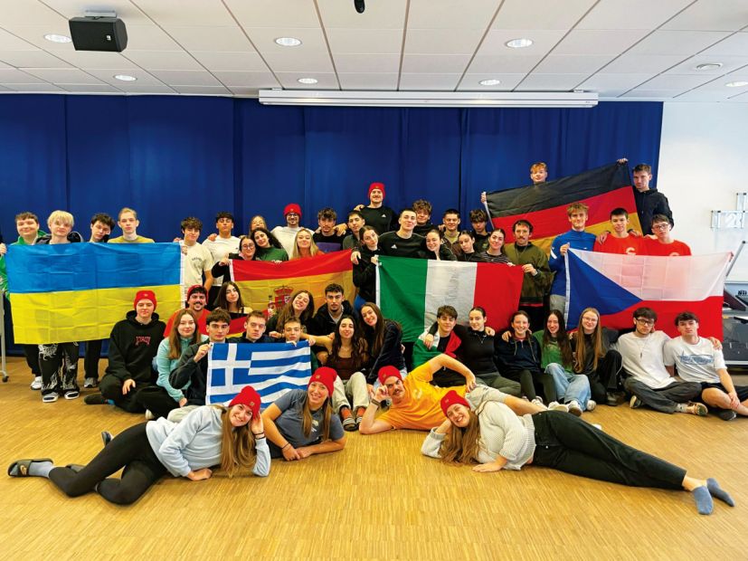 Die internationalen Gäste fühlten sich sichtlich wohl in der Sport- und Bildungsstätte Wetzlar.Foto: SJH