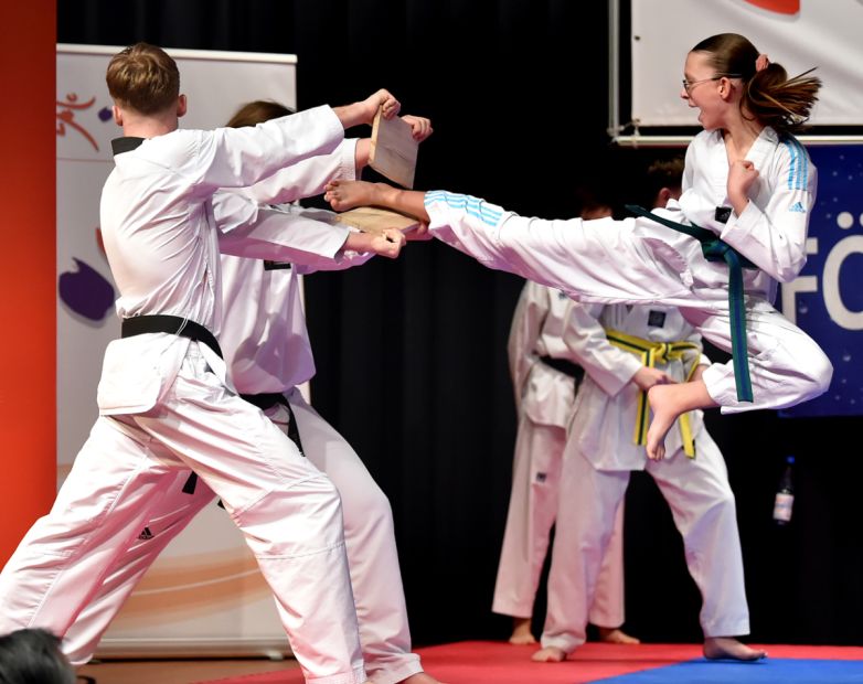 Vorführung des 1. Taekwondo-Clubs Hünfeld Bild: Charlie Rolff