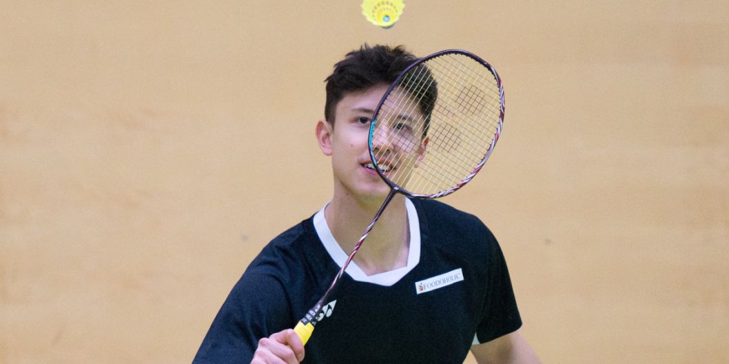 ... Badminton beim FVV Frankfurter Volleyball-Verein e.V. und dem Profi  Kian-Yu Oei ...    Bild: Florian Wiegand