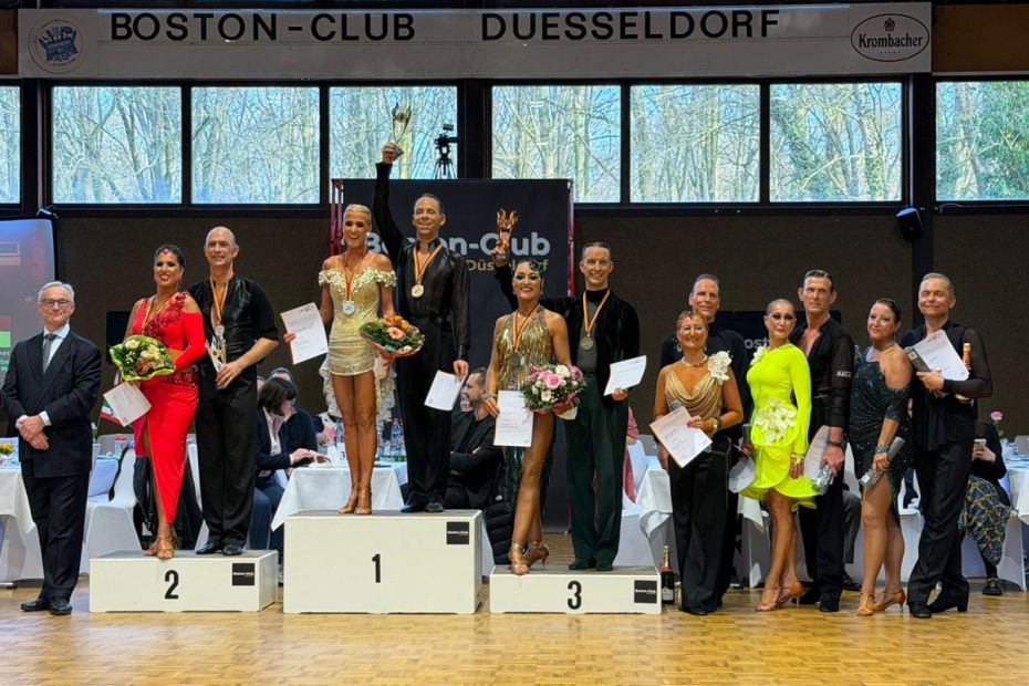 Die Siegerehrung der Senioren III S-Latein