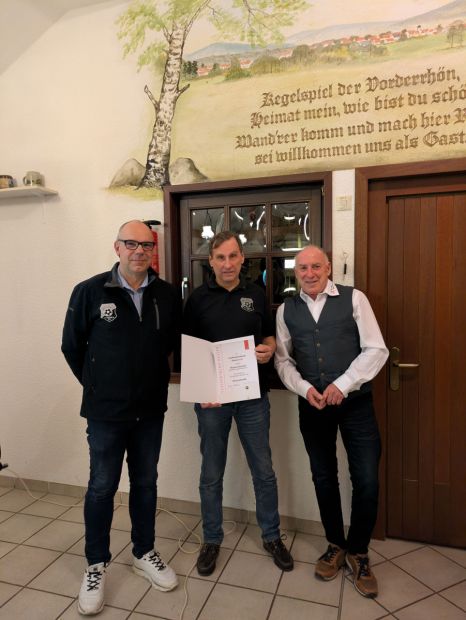 Ehrung beim SC Eitra Dynamit Eiterfeld e.V.