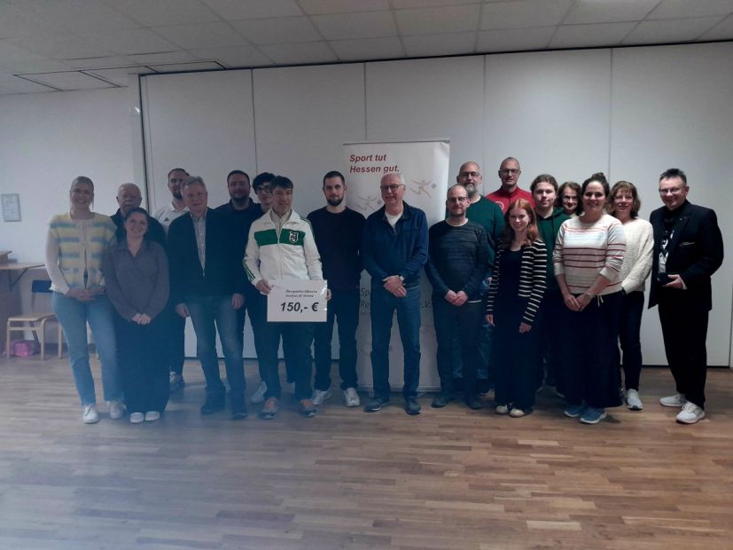 Anwesende Vereine zur Prämienübergabe aus 2025 am 17.3.26 im Clubhaus des OSC Vellmar e.V.    Bild: Sabine Stiehl