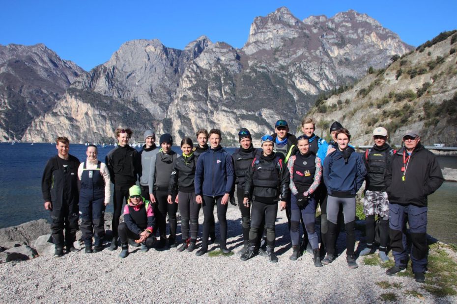 ILCA-Trainingsgruppe des HSeV    Bild: Timo Laukhardt